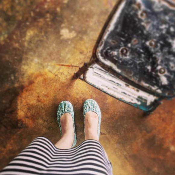 Storehouse Flats Sea Green Snakes - Picture 3 of 5